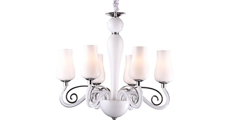 Подвесная люстра Arte Lamp Biancaneve A8110LM-6WH