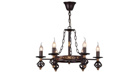 Подвесная люстра Arte Lamp Cartwheel A4550LM-6CK