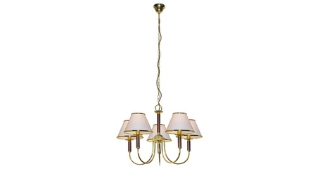 Подвесная люстра Arte Lamp Catrin A3545LM-5GO
