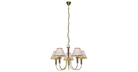 Подвесная люстра Arte Lamp Catrin A3545LM-5GO