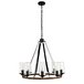 Подвесная люстра Arte Lamp Dalim A7014SP-8BK
