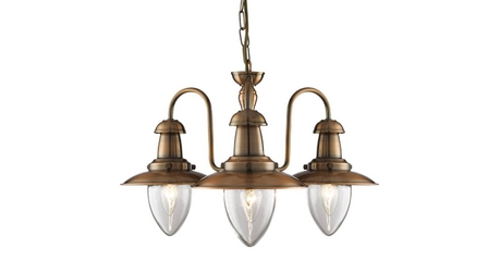 Подвесная люстра Arte Lamp Fisherman A5518LM-3RB