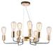 Подвесная люстра Arte Lamp Gelo A6001LM-9BK