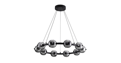 Подвесная люстра Arte Lamp Markab A2471LM-20BK