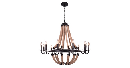 Подвесная люстра Arte Lamp Marsiglia A8956LM-12BK