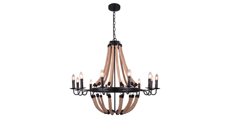Подвесная люстра Arte Lamp Marsiglia A8956LM-12BK