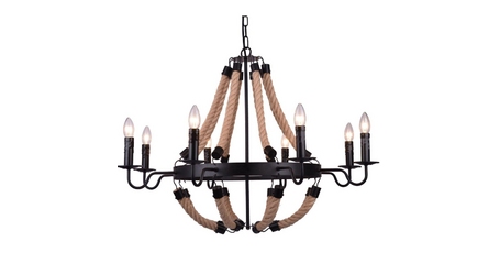 Подвесная люстра Arte Lamp Marsiglia A8956LM-8BK