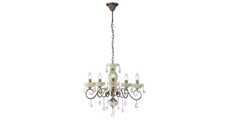 Подвесная люстра Arte Lamp Onyx Green A9592LM-5AB