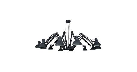 Подвесная люстра Arte Lamp Ragno A2043SP-12BK
