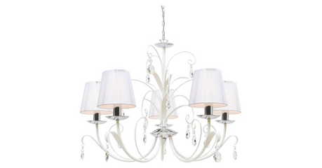 Подвесная люстра Arte Lamp Romana Snow A1743LM-5WH