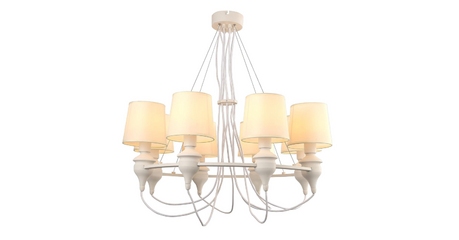 Подвесная люстра Arte Lamp Sergio A3326LM-8WH