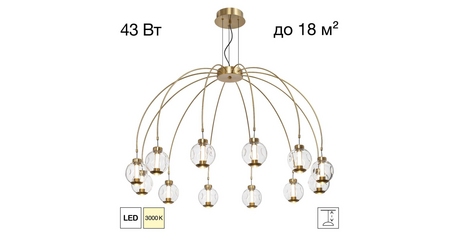 Подвесная люстра Citilux Noona CL251190