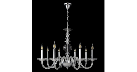Подвесная люстра Crystal Lux ARABESQUE SP8 CHROME
