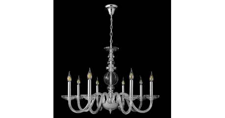 Подвесная люстра Crystal Lux ARABESQUE SP8 CHROME
