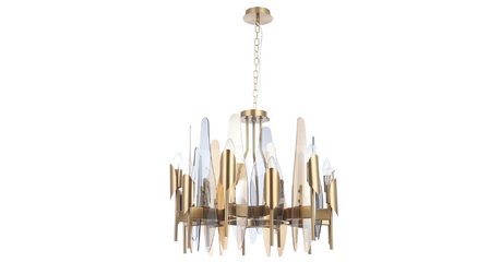 Подвесная люстра Crystal Lux CASA SP-PL12 BRASS