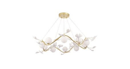 Подвесная люстра Crystal Lux COLIBRI SP10 GOLD