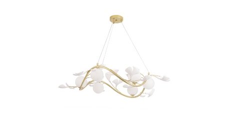 Подвесная люстра Crystal Lux COLIBRI SP6 GOLD