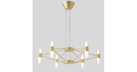 Подвесная люстра Crystal Lux DOROTEA SP6 GOLD