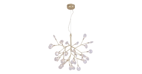 Подвесная люстра Crystal Lux Evita EVITA SP36 GOLD/TRANSPARENT