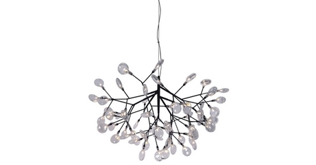 Подвесная люстра Crystal Lux Evita SP63 BLack/Transparent