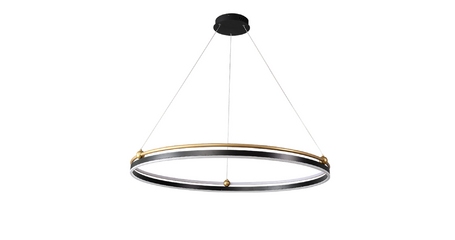 Подвесная люстра Crystal Lux FERNANDO SP88W LED BLACK/GOLD