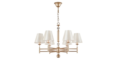 Подвесная люстра Crystal Lux FLAVIO SP6 GOLD