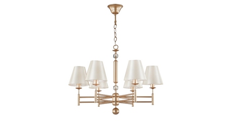 Подвесная люстра Crystal Lux FLAVIO SP6 GOLD