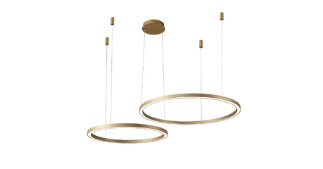 Подвесная люстра Crystal Lux FORTUNA SP123W LED GOLD