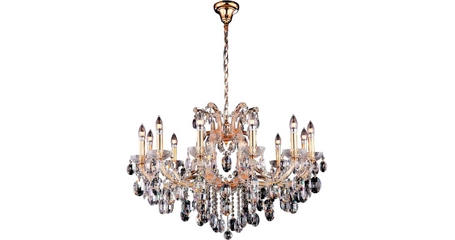 Подвесная люстра Crystal Lux Hollywood SP12 Gold