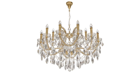 Подвесная люстра Crystal Lux Hollywood SP12+6 Gold