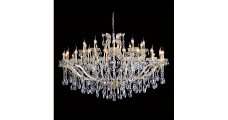 Подвесная люстра Crystal Lux Hollywood SP20+10 Gold