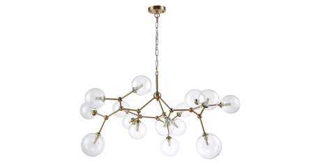 Подвесная люстра Crystal Lux Maximo SP15 Bronze