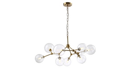 Подвесная люстра Crystal Lux MAXIMO SP9 BRONZE