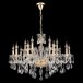 Подвесная люстра Crystal Lux MONICA SP10+5 GOLD