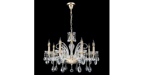 Подвесная люстра Crystal Lux MONICA SP8 GOLD