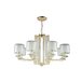 Подвесная люстра Crystal Lux Nicolas NICOLAS SP-PL8 GOLD/WHITE