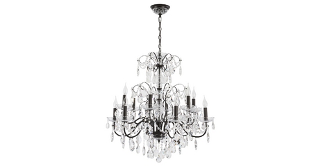 Подвесная люстра Crystal Lux ODELIS SP12 BROWN