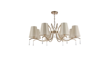 Подвесная люстра Crystal Lux Renata SP8 Gold