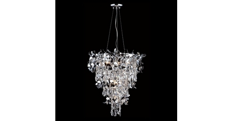 Подвесная люстра Crystal Lux Romeo SP10 Chrome D600