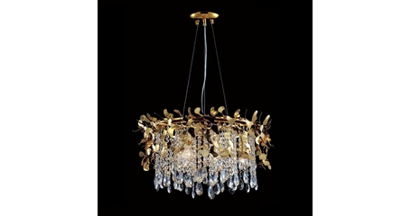 Подвесная люстра Crystal Lux Romeo SP6 Gold D600