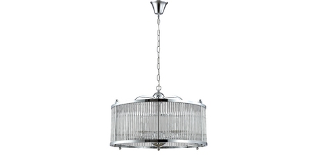 Подвесная люстра Crystal Lux Tadeo TADEO SP6 D600 CHROME/TRANSPARENTE