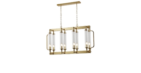Подвесная люстра Crystal Lux TOMAS SP8 L1000 BRASS