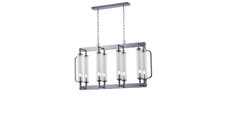 Подвесная люстра Crystal Lux TOMAS SP8 L1000 CHROME