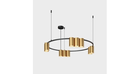 Подвесная люстра Denkirs Orbit DK4065-BK+SG