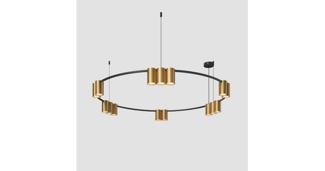 Подвесная люстра Denkirs Orbit DK4067-BK+SG