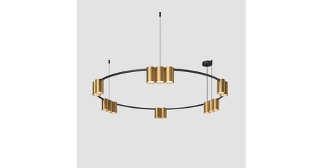 Подвесная люстра Denkirs Orbit DK4067-BK+SG