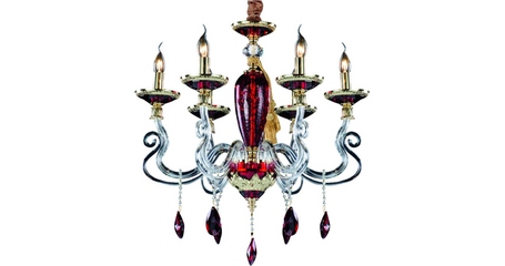 Подвесная люстра Divinare Simona 5125/10 LM-6