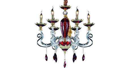 Подвесная люстра Divinare Simona 5125/10 LM-6