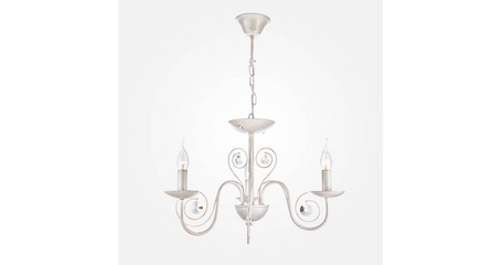 Подвесная люстра Eurosvet 60018/3 белый с золотом