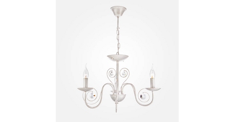 Подвесная люстра Eurosvet 60018/3 белый с золотом